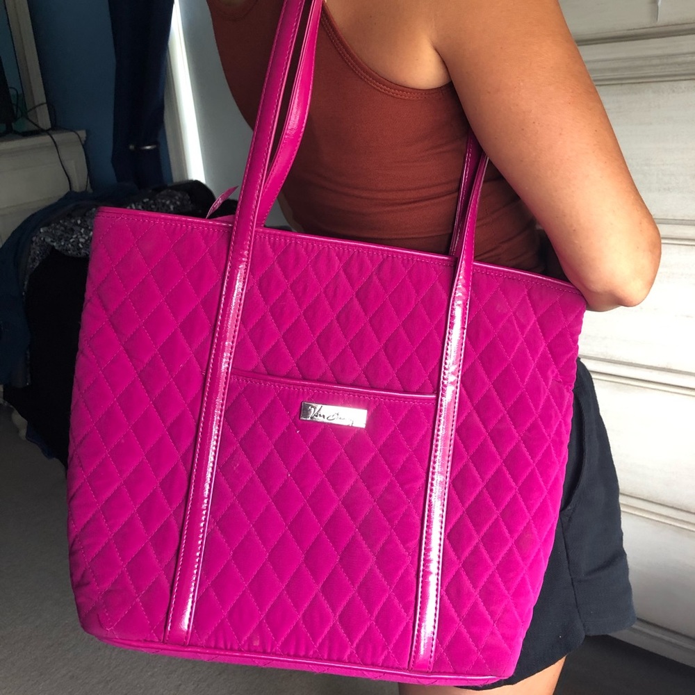 Hot pink Vera Bradley shoulder bag